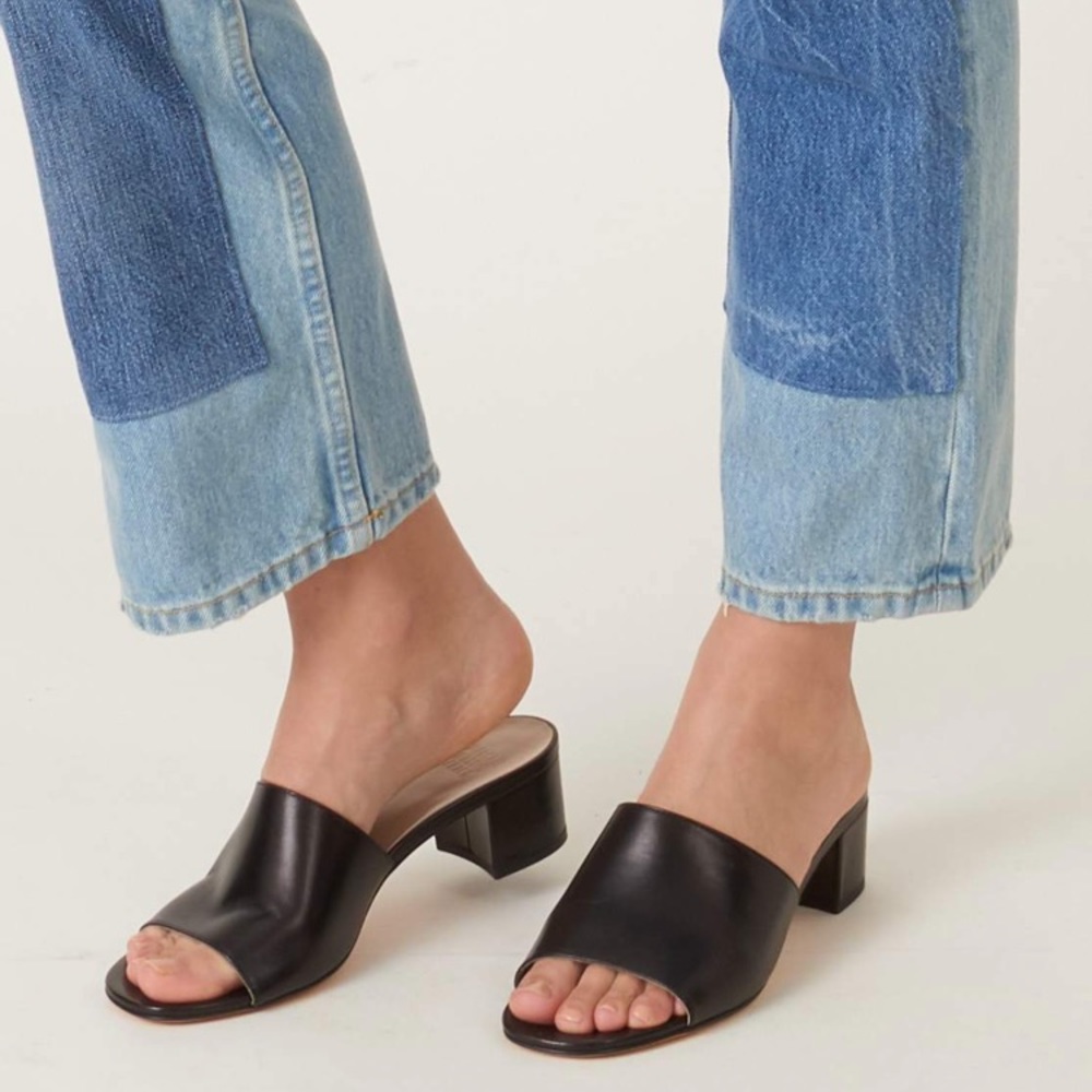 Maryam Nassir Zadeh Agatha slides black 38